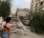 На завтра в Астрахани вновь передают штормовое предупреждение