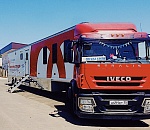 На улицы Астрахани в поисках молодых доноров выехал трейлер Центра крови 