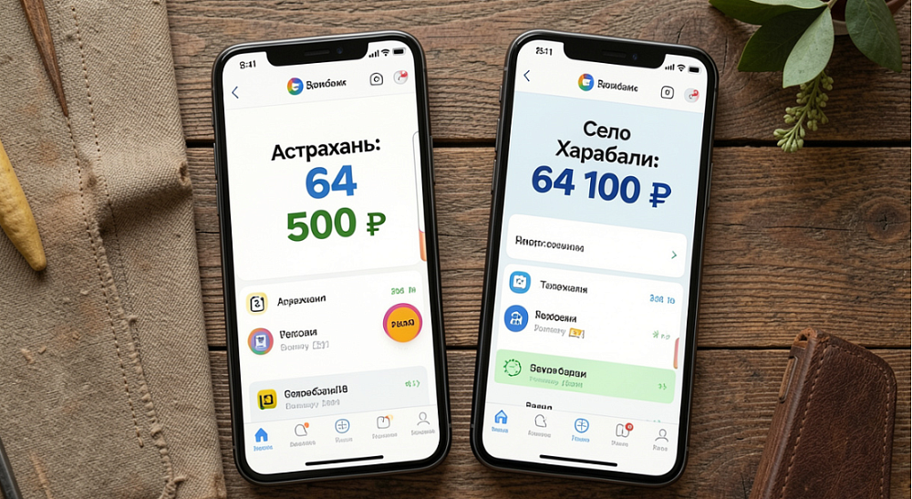 Шуршат одинаково: зарплаты в астраханской глубинке почти догнали городские