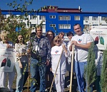 Астраханские медики помогают восстанавливать сгоревшие леса