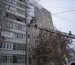 В Кировском районе Астрахани едва не сгорел дом с людьми