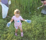  С береговых территорий Астрахани  собрано 428 куб. м мусора