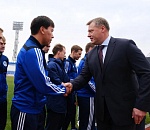 Игорь Бабушкин – футболистам «Волгаря»: Выигрывайте чемпионат, деньги на следующую лигу найдем…