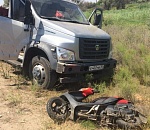 Под Астраханью скутер врезался в грузовик