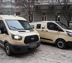 Инкассаторские машины отправились из Астрахани на передовую