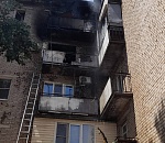 При пожаре на улице Безжонова в Астрахани пострадали дети 