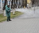 В Астрахани начали мыть улицы