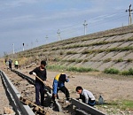 Впервые за десятилетия в Астрахани ремонтируют переулок Туркменский