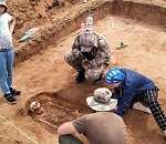 В Астраханской области раскопали древнее захоронение