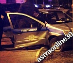 В Астрахани произошло ДТП с участием полицейского автомобиля