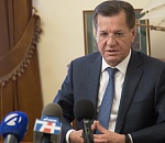 Астраханский губернатор встретился с лидерами думских фракций