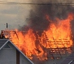 Под Астраханью сгорел дачный домик