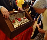 В Россию с Афона доставили Десницу св. Георгия Победоносца