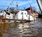Под Астраханью обнаружили затопленное судно, вышедшее из эксплуатации