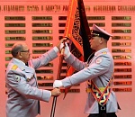 Астраханская полиция получила новое знамя