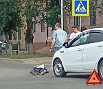 На улице Яблочкова в Астрахани сбили мопедиста