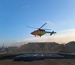 Вертолёт скорой помощи помог спасти жизнь двухмесячному астраханцу