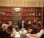 Сергей Морозов встретился с Владимиром Мединским