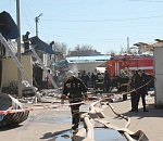 Первые кадры последствий масштабного пожара на рынке "Маяк" в Астрахани (ВИДЕО)