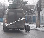 В Астрахани зафиксировали маршрутку-автобота