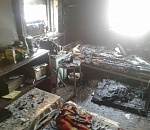 Под Астраханью на пожаре пострадал мужчина