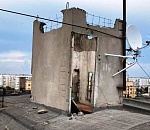 В Астрахани обрушилось чердачное помещение на крыше девятиэтажки