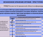 Астраханцы могут законно обменять оружие на деньги