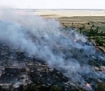 Горевший с середины дня на северо-западной окраине Астрахани пожар ликвидировали шесть часов спустя