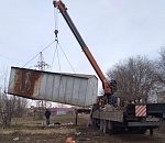 Администрация Астрахани демонтировала гаражи на улицах Н. Островского и Васильковой