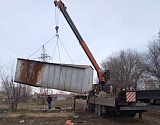 Администрация Астрахани демонтировала гаражи на улицах Н. Островского и Васильковой