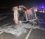 Жуткая авария на трассе Волгоград-Астрахань, погибли двое водителей