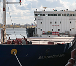 Из астраханского порта в первый рейс вышел сухогруз «Балтийский берег»