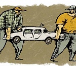 В Астраханской области сельчане угнали у таксиста автомобиль