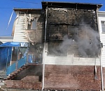 В Астрахани сгорела сауна