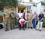 Астраханцы прошли парадом в Военном городке