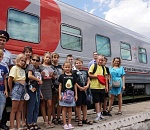 Профилактические уроки в вагоне охраны труда провели для астраханских подростков