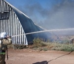 В Астраханской области произошел крупный пожар