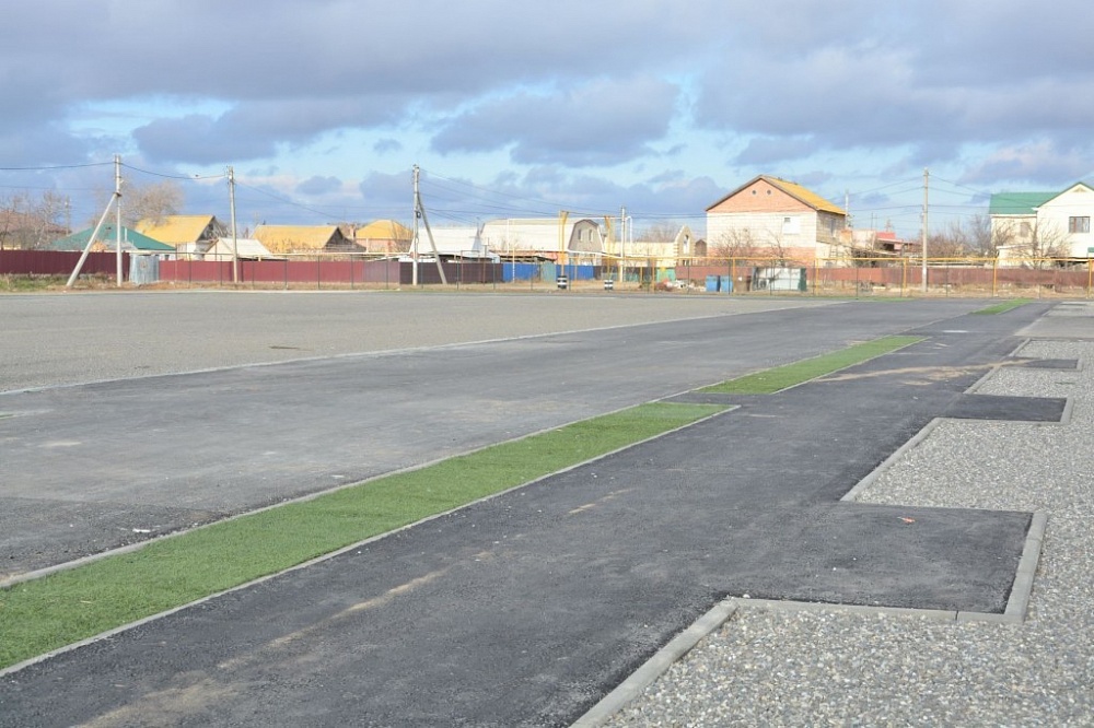 В Камызяке строится новый спорткомплекс