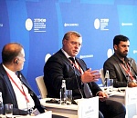 Астраханский губернатор выступил с докладом на бизнес-сессии ПМЭФ-2022 