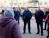 Астраханский губернатор проверил ход восстановительных работ в доме, пострадавшем от взрыва газа