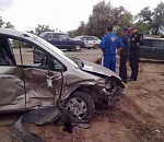 На автодороге  «Астрахань-Зеленга» столкнулись «Лада» и  Honda 