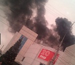  В Астрахани произошел пожар на стройке у РЦ «Даир»