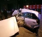 На ул. Боевой произошла страшная авария: машину разорвало на части