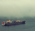 В Астраханской области сел на мель теплоход