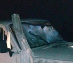 В Астраханской области водителя проткнул кусок забора, в который он врезался 