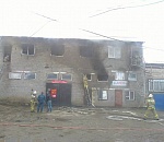 В Астрахани произошел крупный пожар