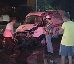 В Астрахани столкнулись иномарка и карета скорой помощи: пострадали пять человек