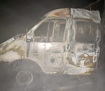 Ночью на астраханской трассе дотла сгорела "ГАЗель"