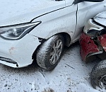 Непогода спровоцировала тройное ДТП на Старом мосту в Астрахани