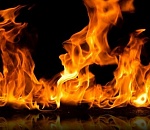 Ночью в Астраханской области произошел крупный пожар